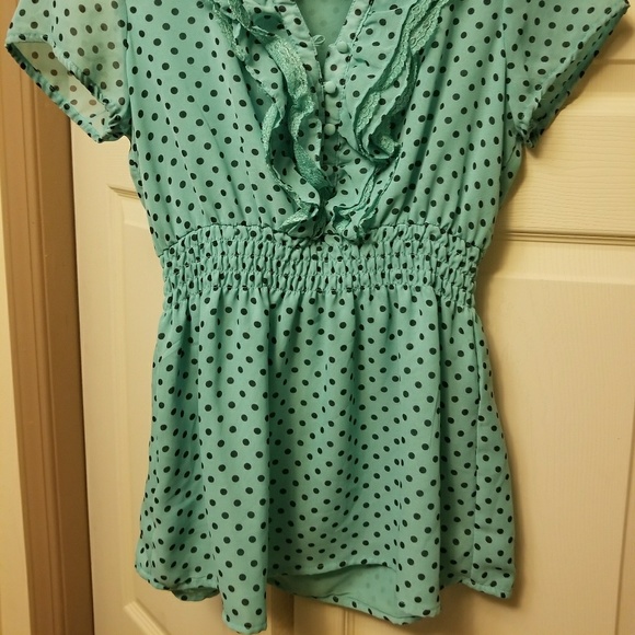 S polka dot dress top - Picture 2 of 3